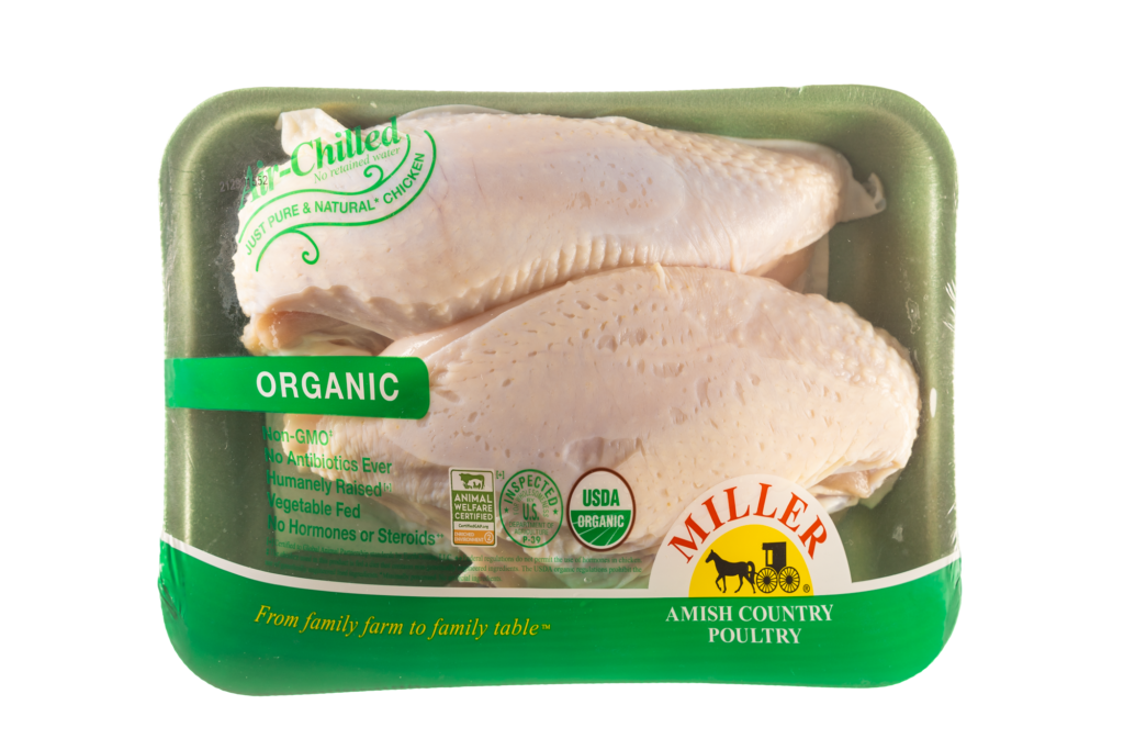 Miller Poultry Organic Split Breast